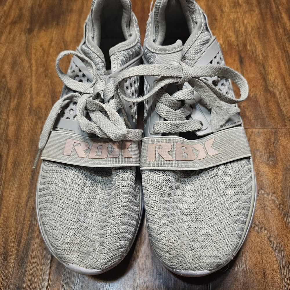 RBX Light Gray Knit Sneakers